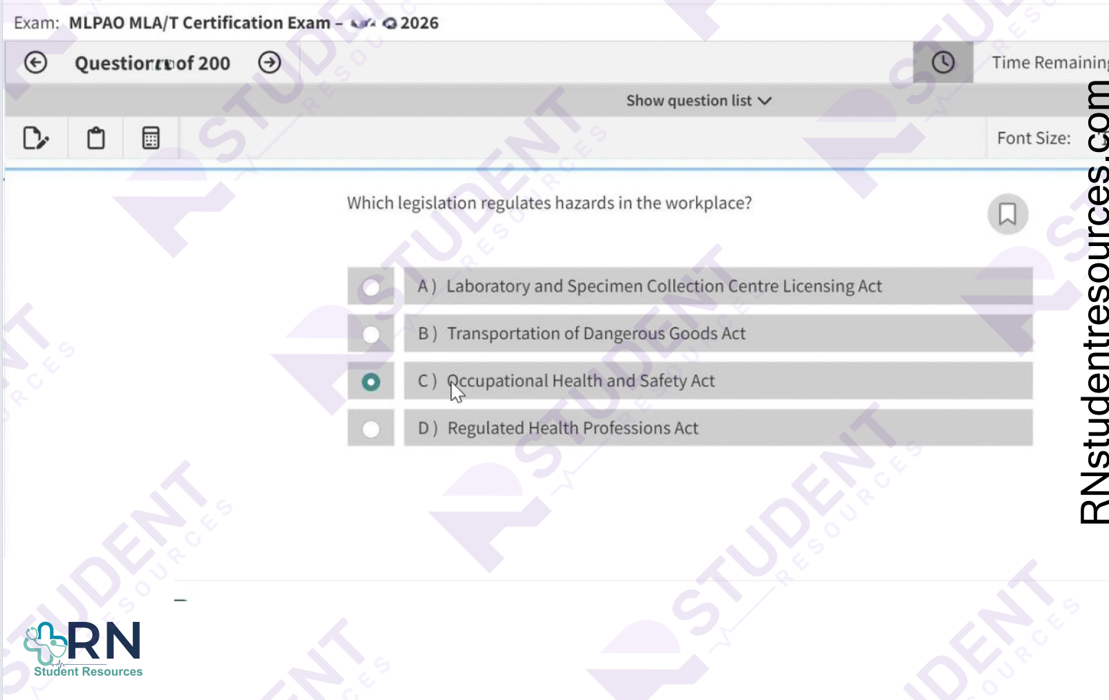 Mlat Test Example RNStudentResources